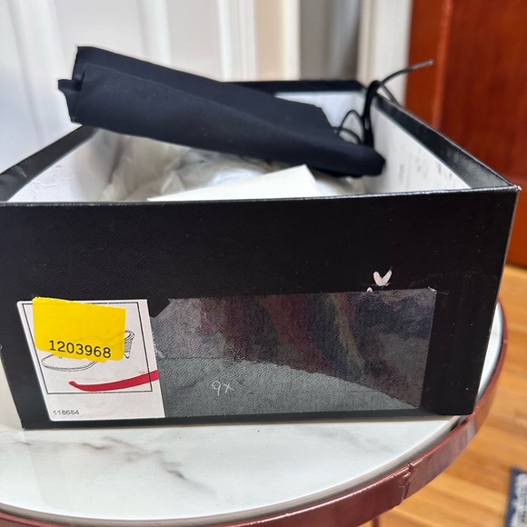 Chanel rhinestone y2k vintage sandals 39.5 new box - Picture 10 of 11